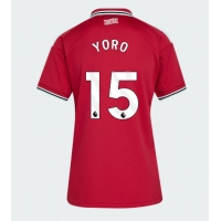 Dres Manchester United Leny Yoro #15 Domáci pre Ženy 2026-27 Krátky Rukáv